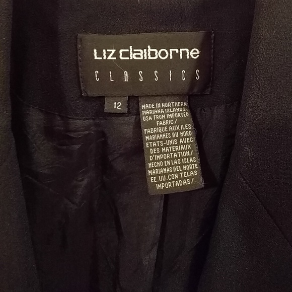 Liz Claiborne black Blazer - Picture 2 of 3
